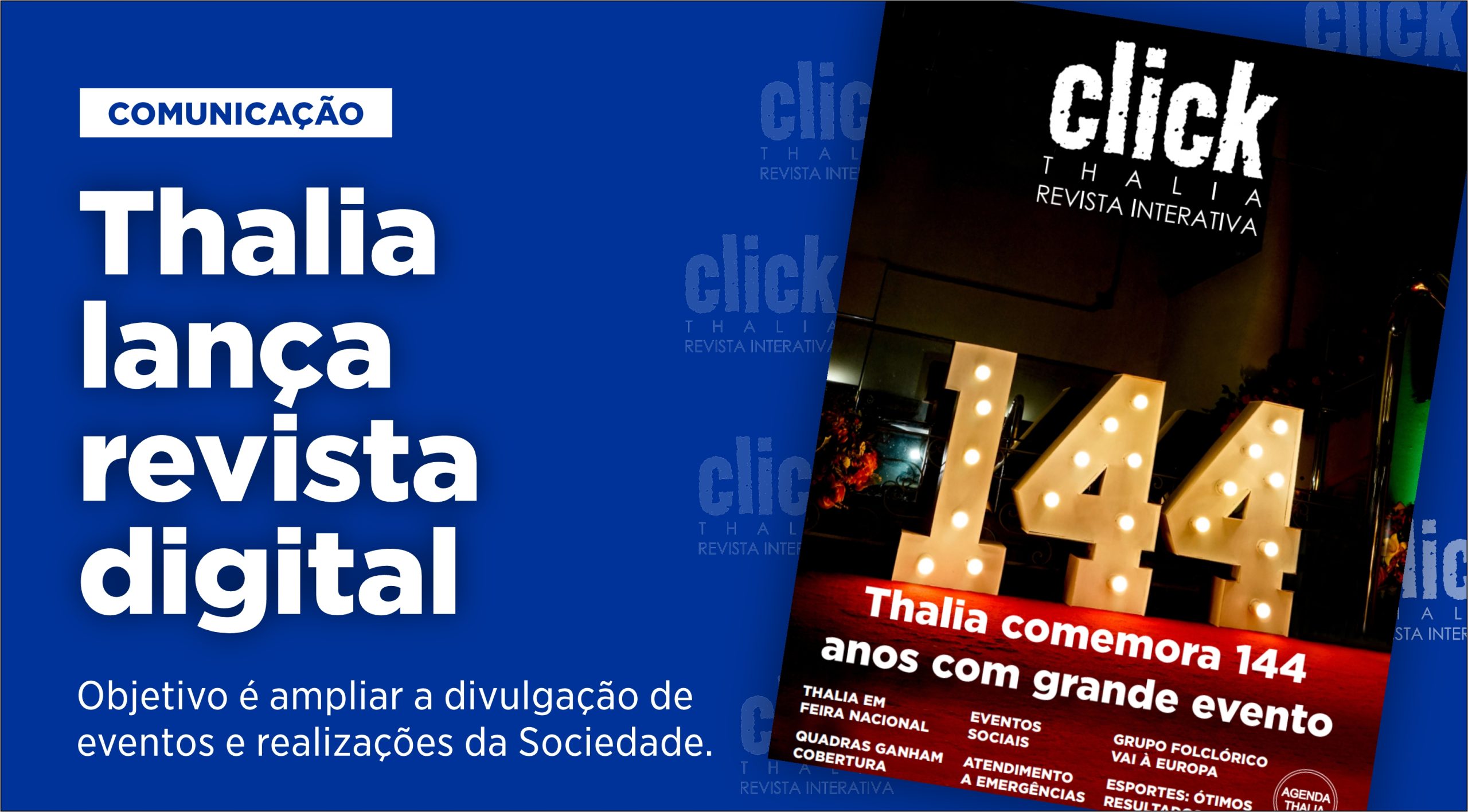 Thalia lança revista digital