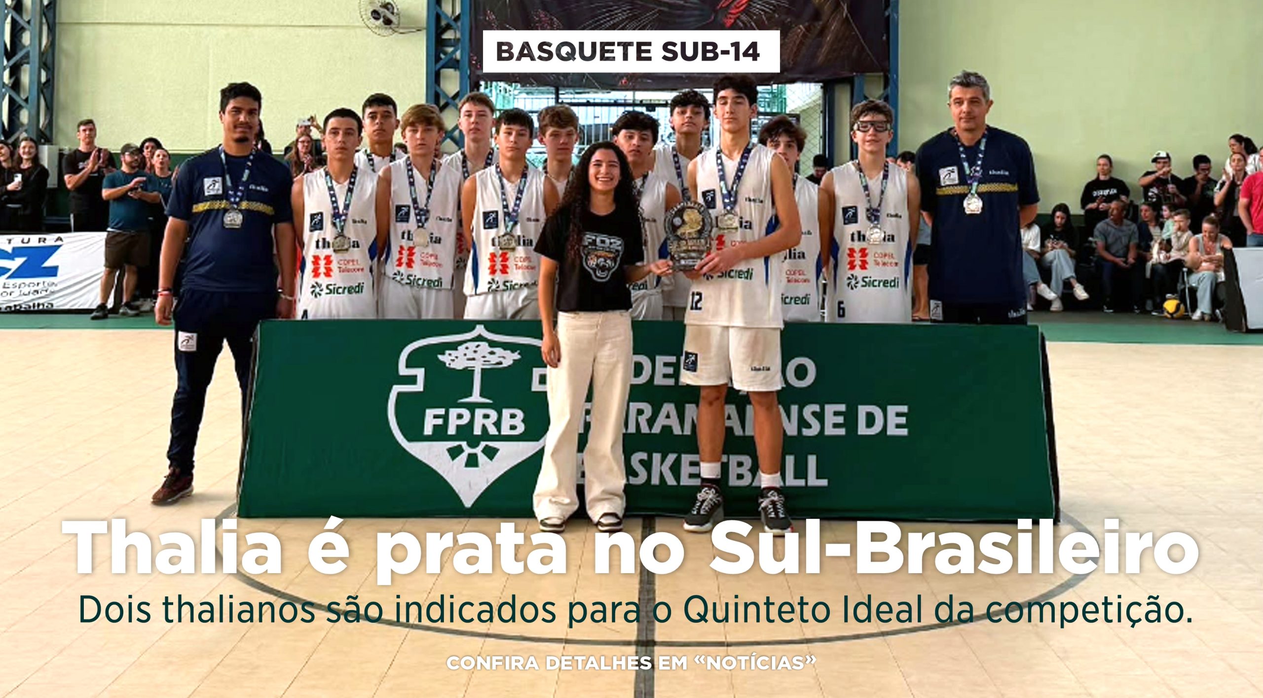 Thalia conquista prata no Sul Brasileiro Sub 14