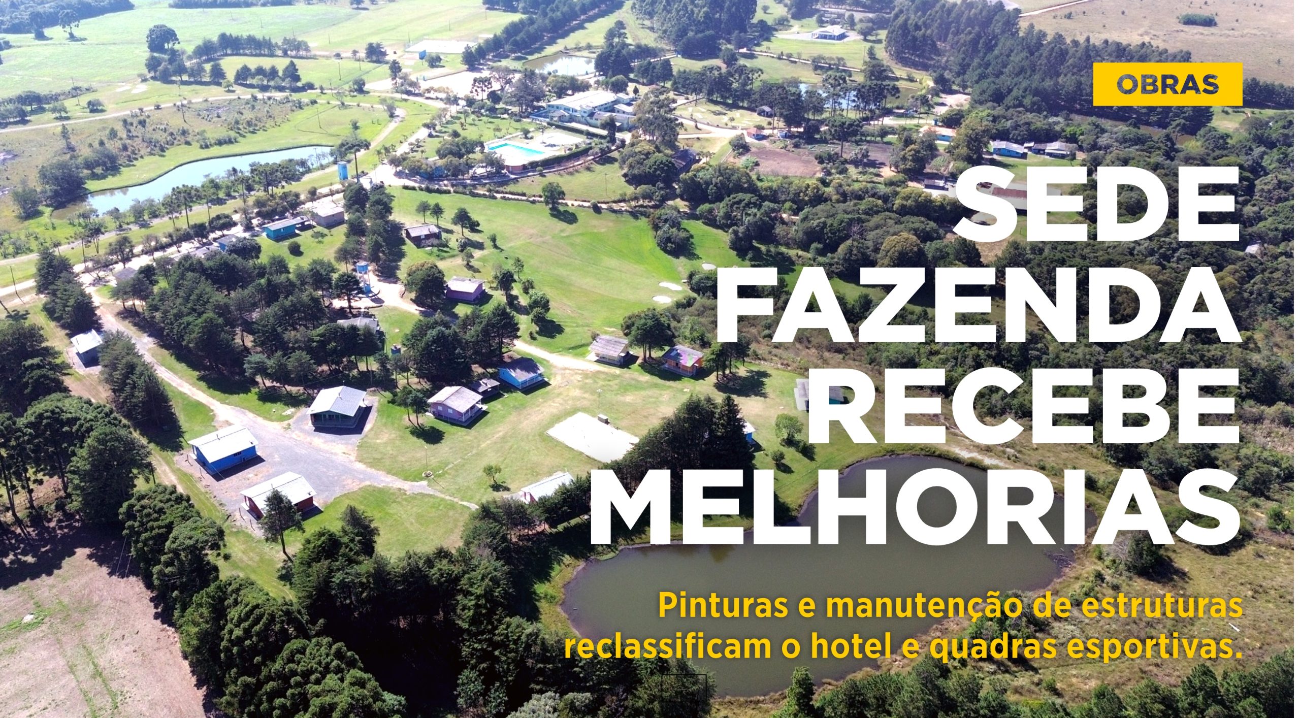 Sede Fazenda recebe melhorias\