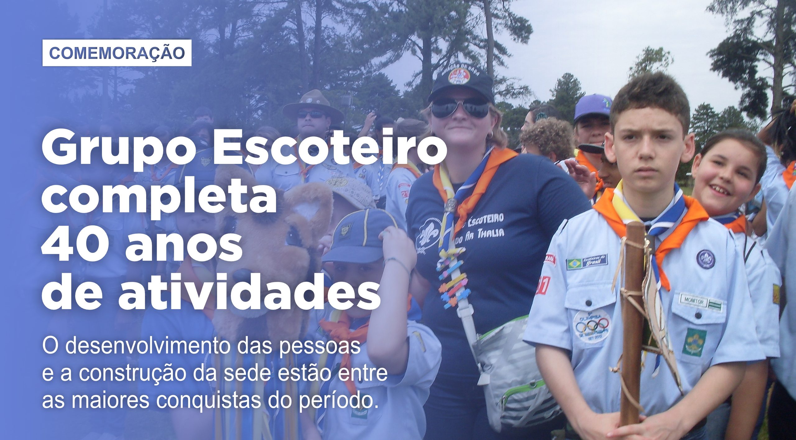Grupo escoteiro completa 40 anos de atividades\