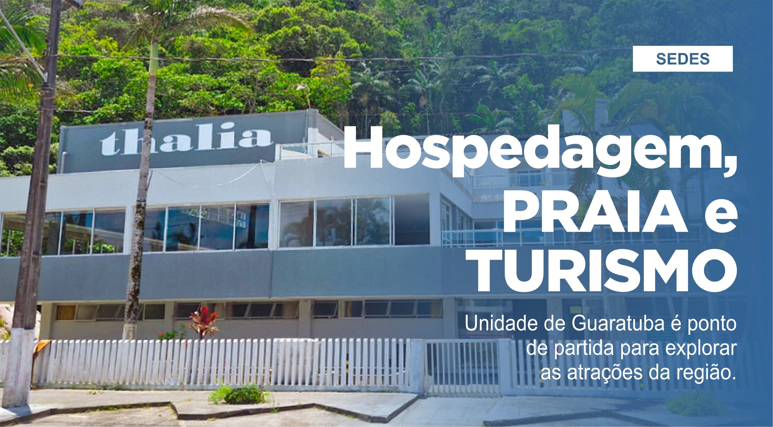 Hospedagem, praia e turismo\