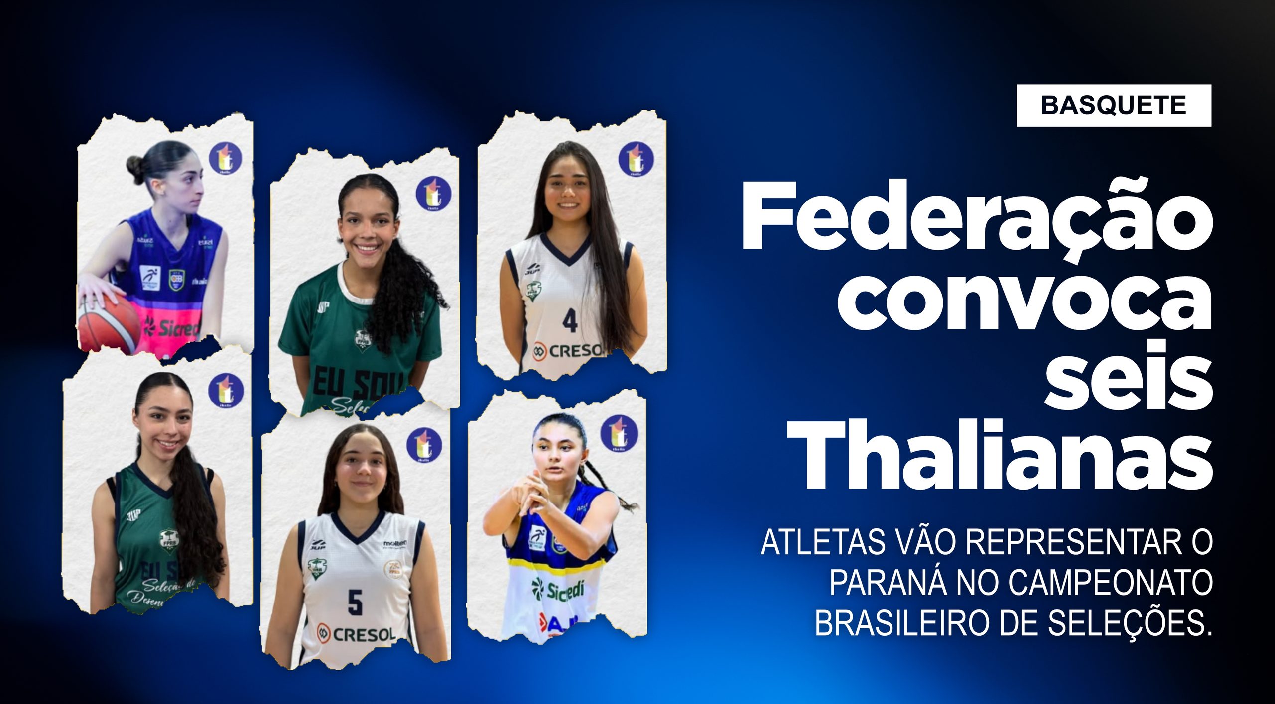 Federação convoca seis thalianas\