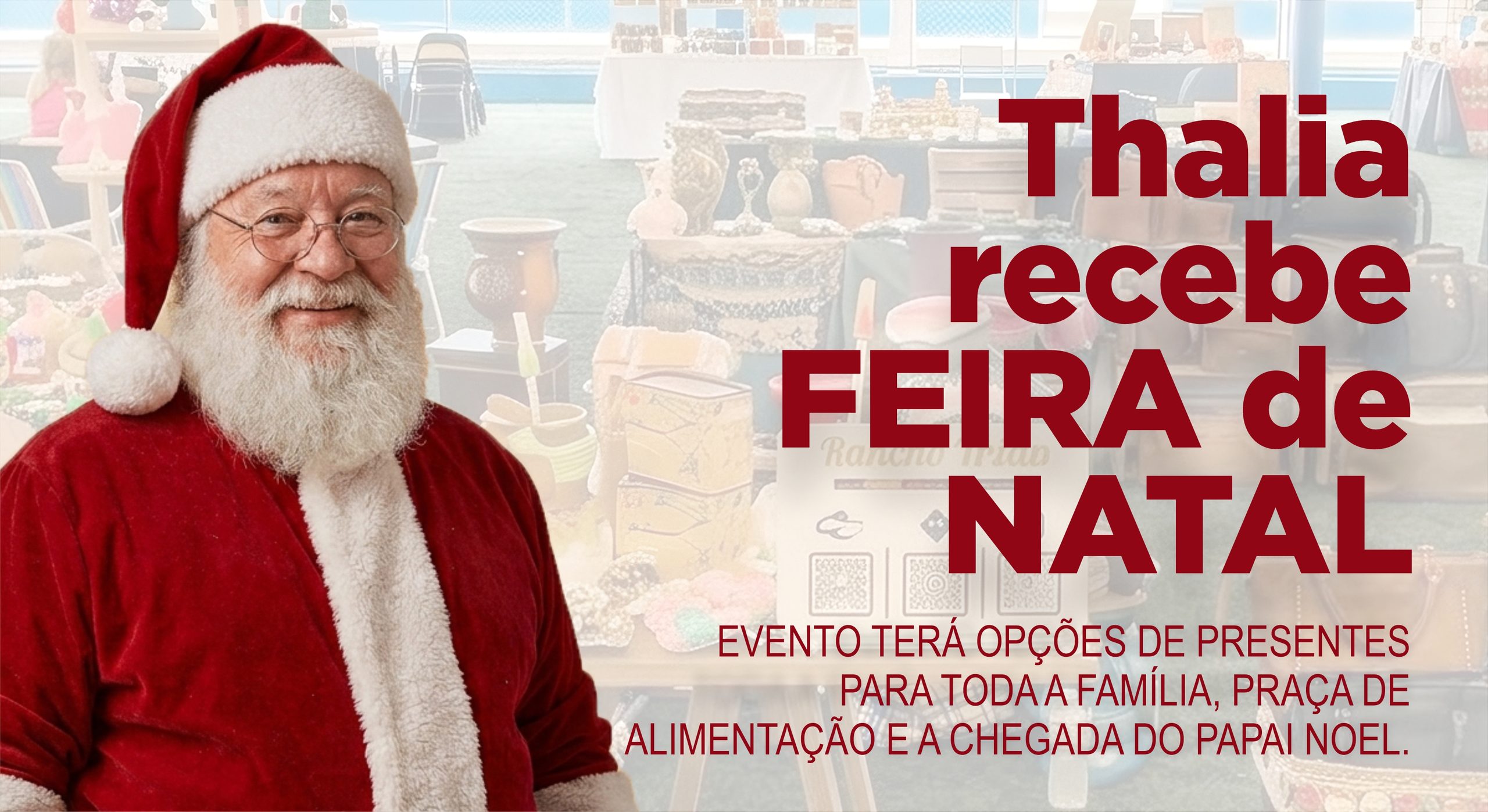 Thalia recebe Feira de Natal\